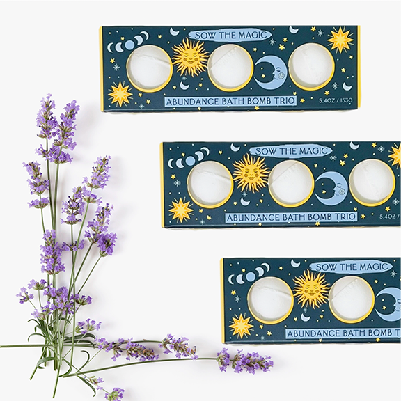 Trio de bombes de bain Abondance de phases de lune