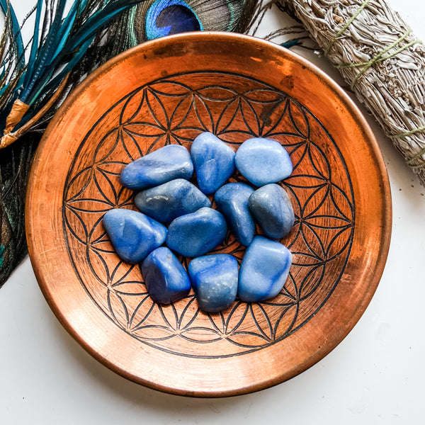 Quartz Bleu Tumbled (1 pierre)