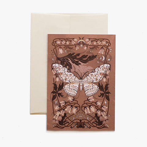 Greeting Card 'Pop-Out' White Witch Moth