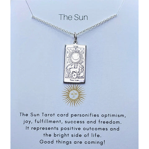 Necklace Tarot Sun Sterling Silver