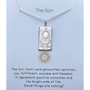 Collier Tarot Soleil Argent Massif