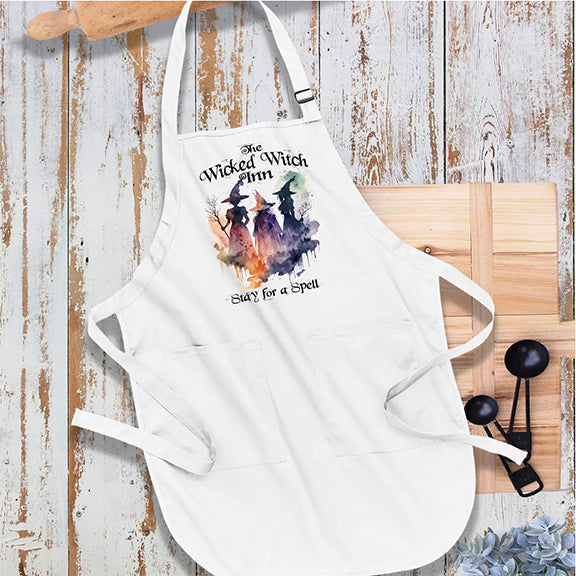 Kitchen Cotton Apron Stay for a Spell