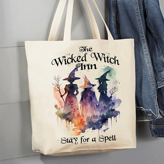 Canvas tote bag - Stay for a Spell