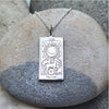 Collier Tarot Soleil Argent Massif