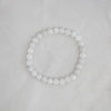 Bracelet 6mm rainbow moonstone