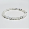 Bracelet 6mm rainbow moonstone
