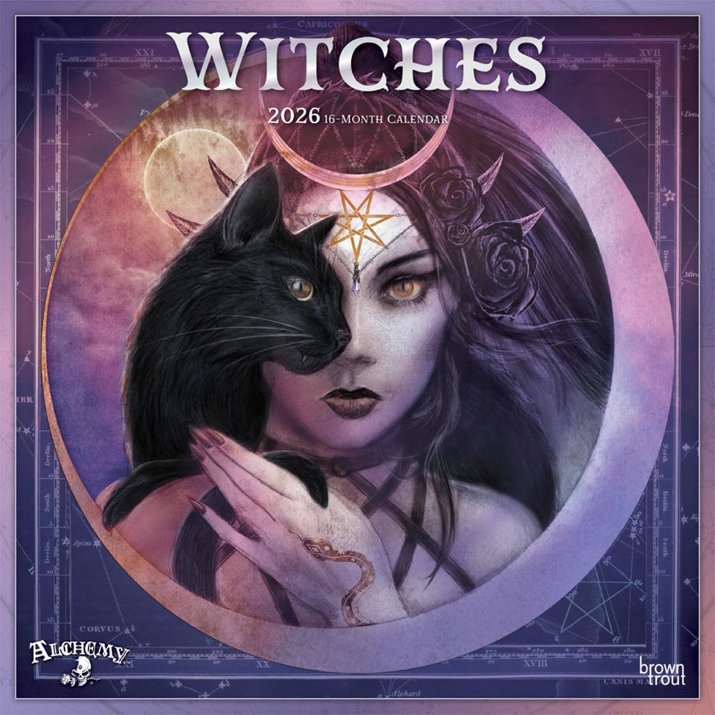 Wall Calendar 2026 Witches Alchemy