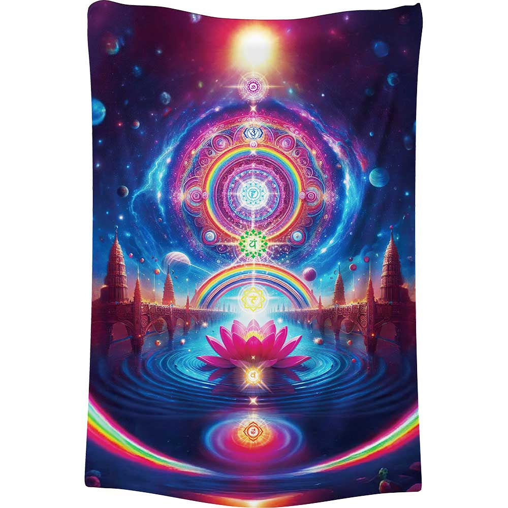 Tapestry Lotus Chakra Mandala