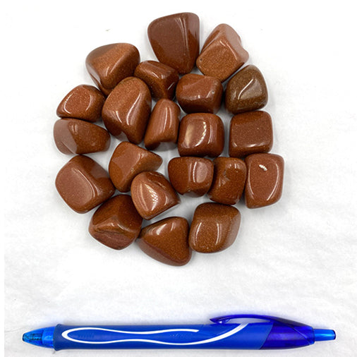 Goldstone tumbled (1 stone)