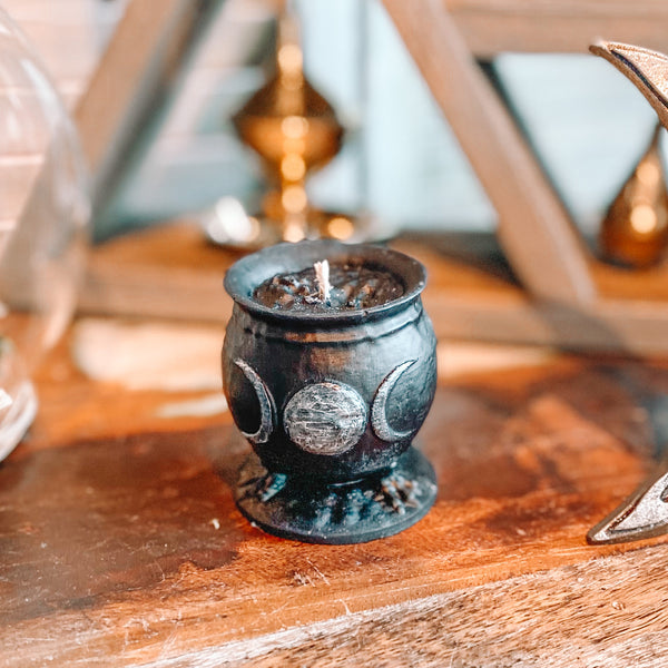 Chaudron à bougie en cire d'abeille