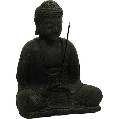 Statue Bouddha Pierre Noire