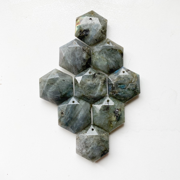 Hexagone Labradorite Foré