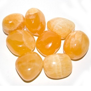 Calcite orange dégringolée