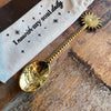 Golden Ray Sun Spoon - Cuillère à thé en laiton