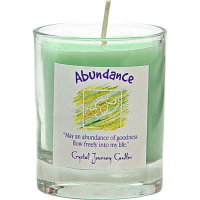 Abondance votive en verre