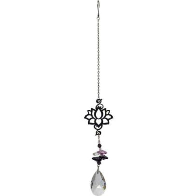 Lotus en cristal suspendu