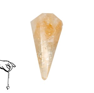 Pendule citrine