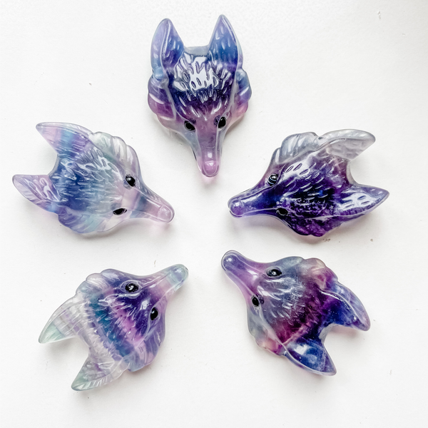 Perle de loup en fluorite