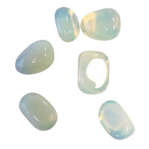 Pierre roulée Opalite (1 pierre)