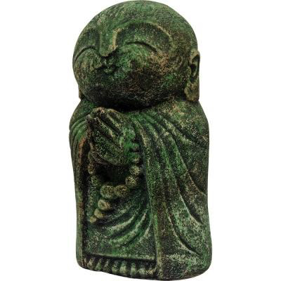Statue Priant Jizo Bouddha Vert