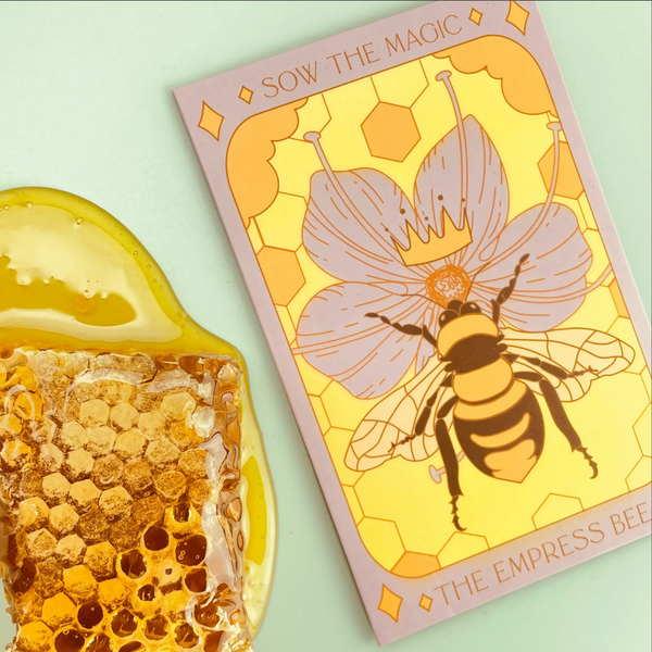 The Empress Bee Tarot Garden + Paquet de graines cadeau