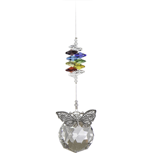 Boule de cristal avec papillon