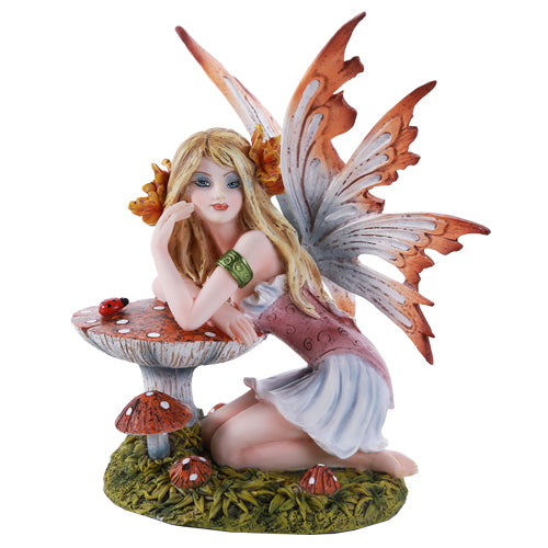Statue de fée champignon