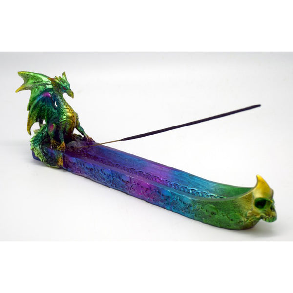 Brûleur d'encens Dragon multicolore