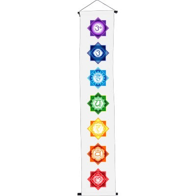 Bannière - Chakra Blanc 12x60”