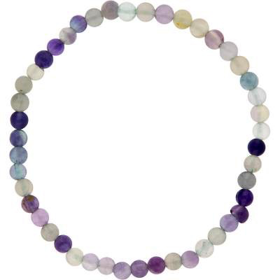 Bracelet 4mm Perle Fluorite