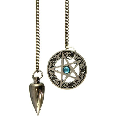 Pendule Pentacle Argent