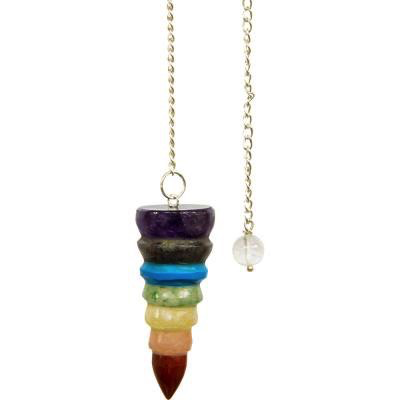 Pierres sculptées chakra pendule
