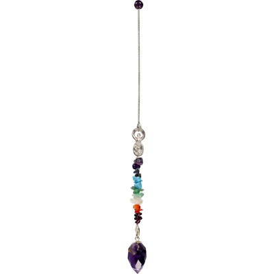 Pendule Chakra Améthyste/Déesse