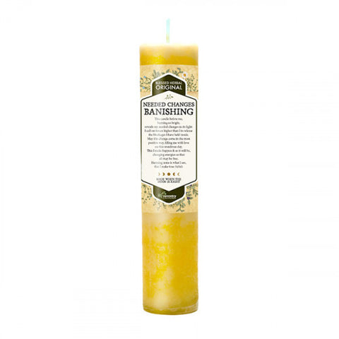 Candle Blessed Herbal Needed Change Banish