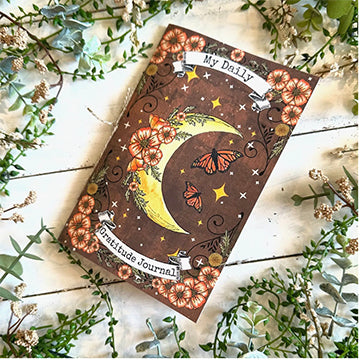 Handmade Daily Gratitude Journal, Witchy Nature Aesthetic
