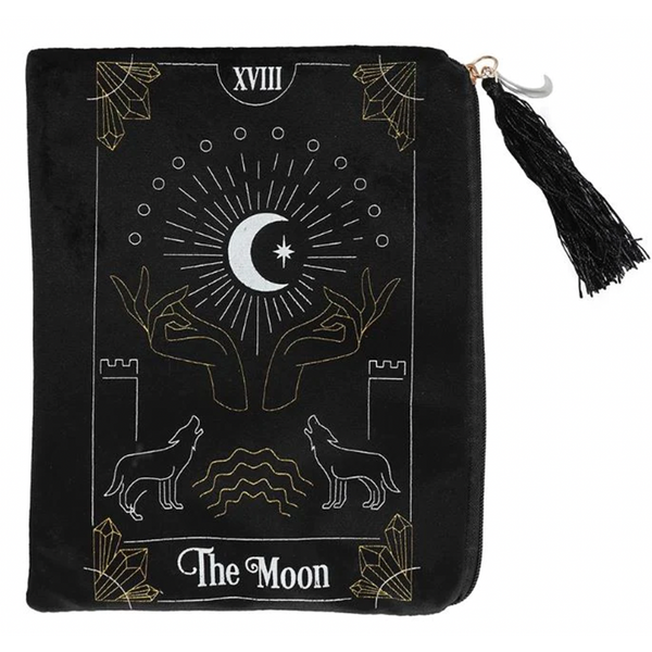 Sac de cartes de tarot zippé : La Lune