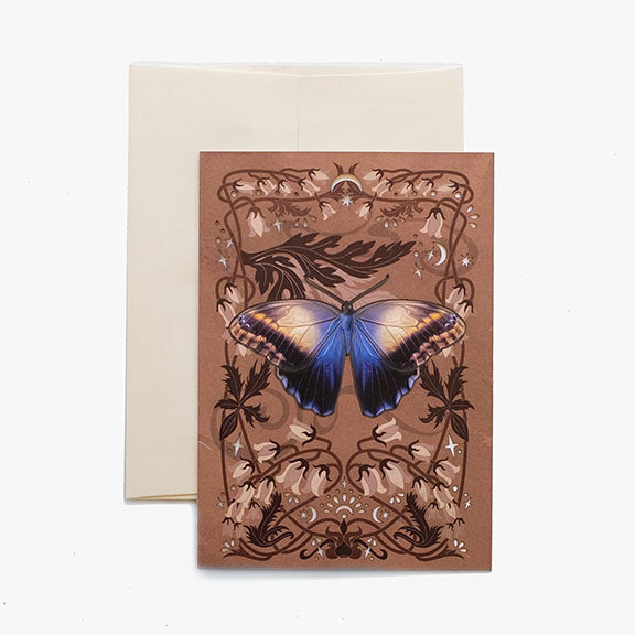Greeting Card 'Pop-Out' Owl Butterfly