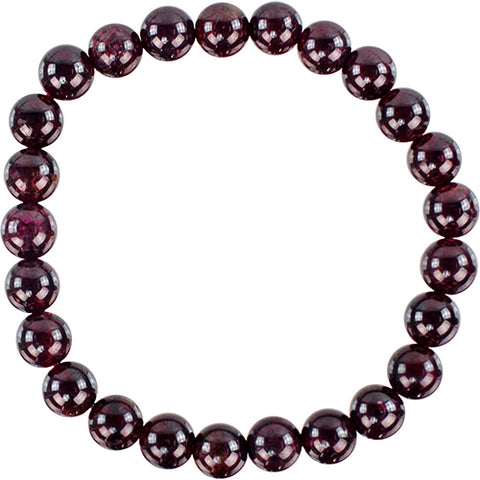 Bracelet Grenat perle 7-8mm