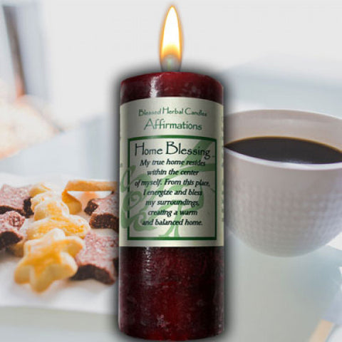 Candle Affirmation Home Blessing