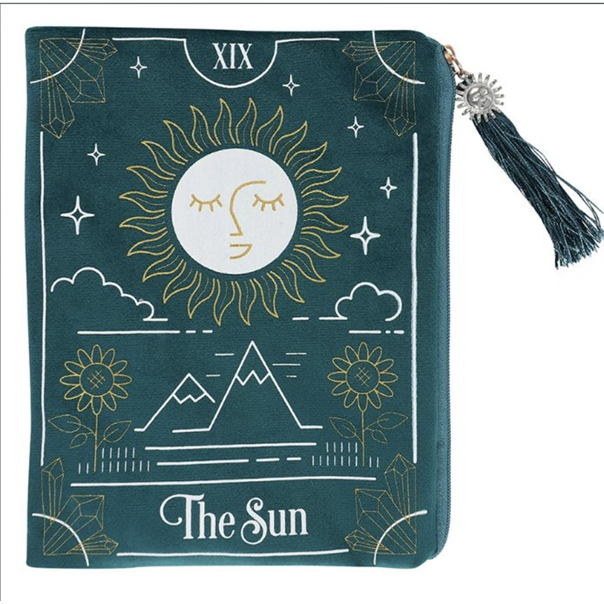 Zippered Tarot Card Bag: The Sun