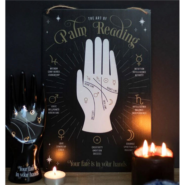 Metal Sign - Palm reading