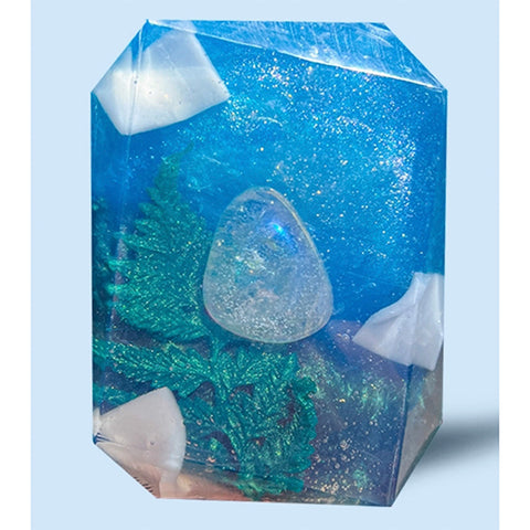Savon en barre de cristal Zodiac 7oz - VIERGE (Bibliothèque enchantée)