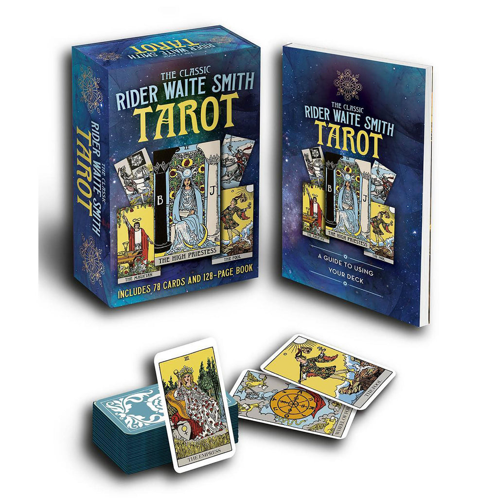 Classic Rider Waite Smith Tarot Book & Card Deck - A E Waite