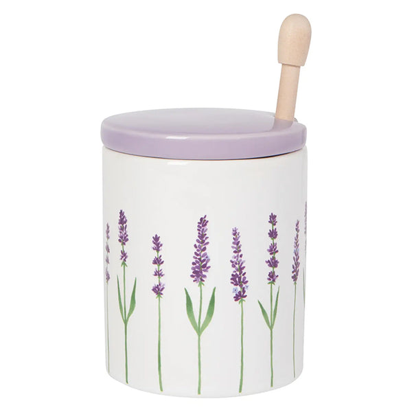 Lavender honey pot