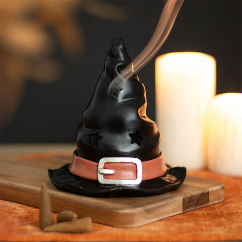 Witch Hat Halloween Incense Cone Burner