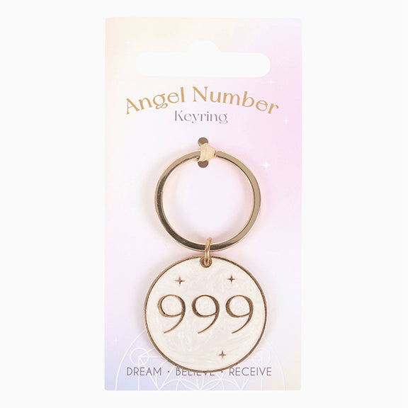 Angel Number Keyring 999