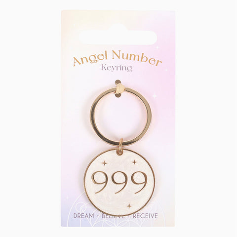 Angel Number Keyring 999