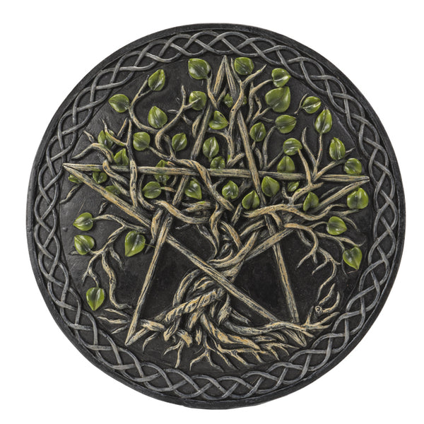 Wall Plaque Pentagram & Tree