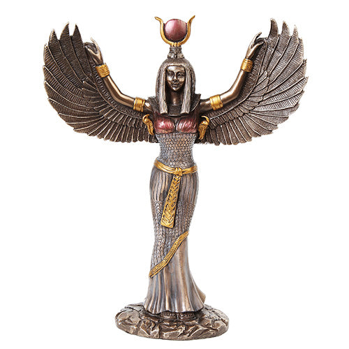 Statue égyptienne en bronze d'Isis