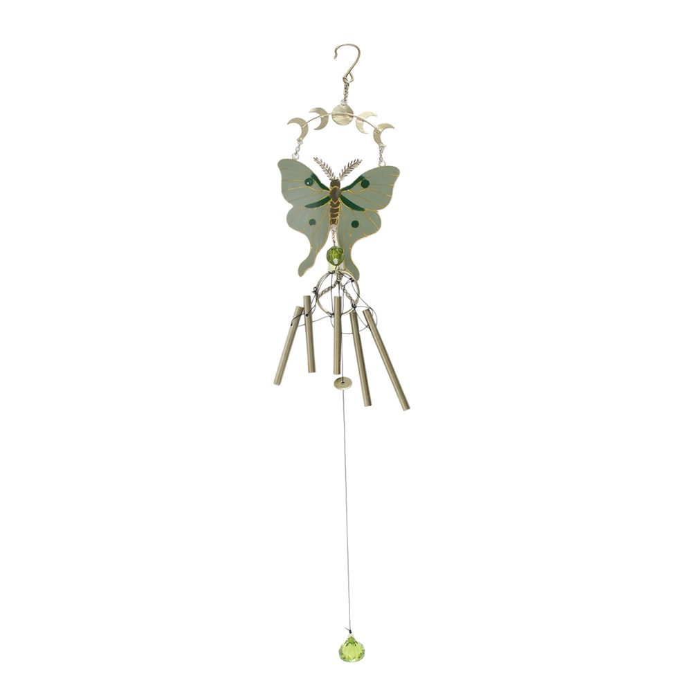Stardust Fairy - Moonphase Moth Metal and Resin Windchime